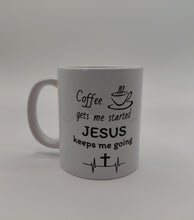 Kaffe / Te Krus - "Coffee Gets Me Up - Jesus Keeps Me Going"